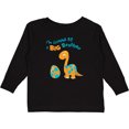 thumbnail image 3 of Inktastic I'm Gonna Be a Big Brother Dino Boys Long Sleeve Toddler T-Shirt, 3 of 5