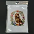 thumbnail image 3 of Sussex Spaniel and Flowers Greeting Cards and Envelopes Pack of 8 7 in x 5 in, 3 of 3