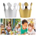 thumbnail image 3 of Herramientas para fotos de fiestas de cumpleaños de niños de un año, sombrero de pastel, sombrero de cumpleaños, corona dorada, suministros de decoración de pastelería, 3 of 6