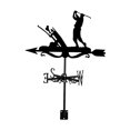 thumbnail image 3 of Veleta de Metal para Golf, jardín, veleta, indicador de dirección del viento, herramienta de medición del viento para granero, Gazebo, golfista,, 3 of 8