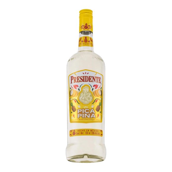 Pack de 4 Licor de Brandy Presidente Pica Piña 700 ml