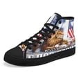 thumbnail image 7 of One Nation Under God American flag High Top Canvas Shoes Sneakers Black Size 4.5, 7 of 7