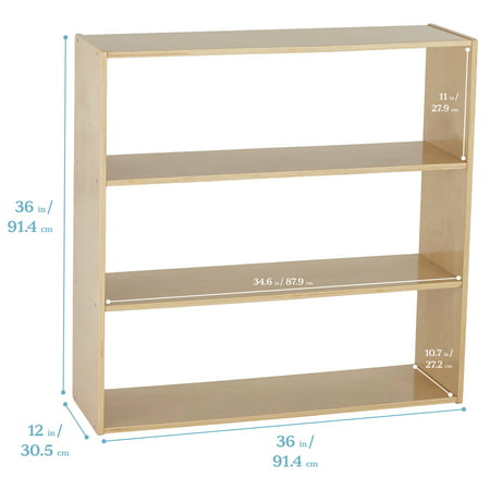 Ecr4kids Birch 3 Shelf Open Storage, How To Cover Open Shelves In Classroom