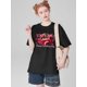 thumbnail image 1 of Valentine's Day Love Cartoon Car Print T-Shirt - Women's Short Sleeve Crew Neck Casual Top for Spring & Summer, 100% Cotton Tee For Adult, Men, Women, Teen, Teenager, Adolescent, Youth, 1 of 5