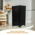 thumbnail image 3 of CATIEBYE Black Metal Locker with Lock and Keys Compact Desktop Storage Organizer, 3 of 8
