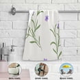thumbnail image 6 of Dreamtimes Lavender Flower Hand Towel Set of 2, Highly Absorbent Soft Face Hand Towels for Bathroom, Kitchen, Hotel, Gym and Spa, 14 x 28 Inch, 14 x 28 Inch, 6 of 7
