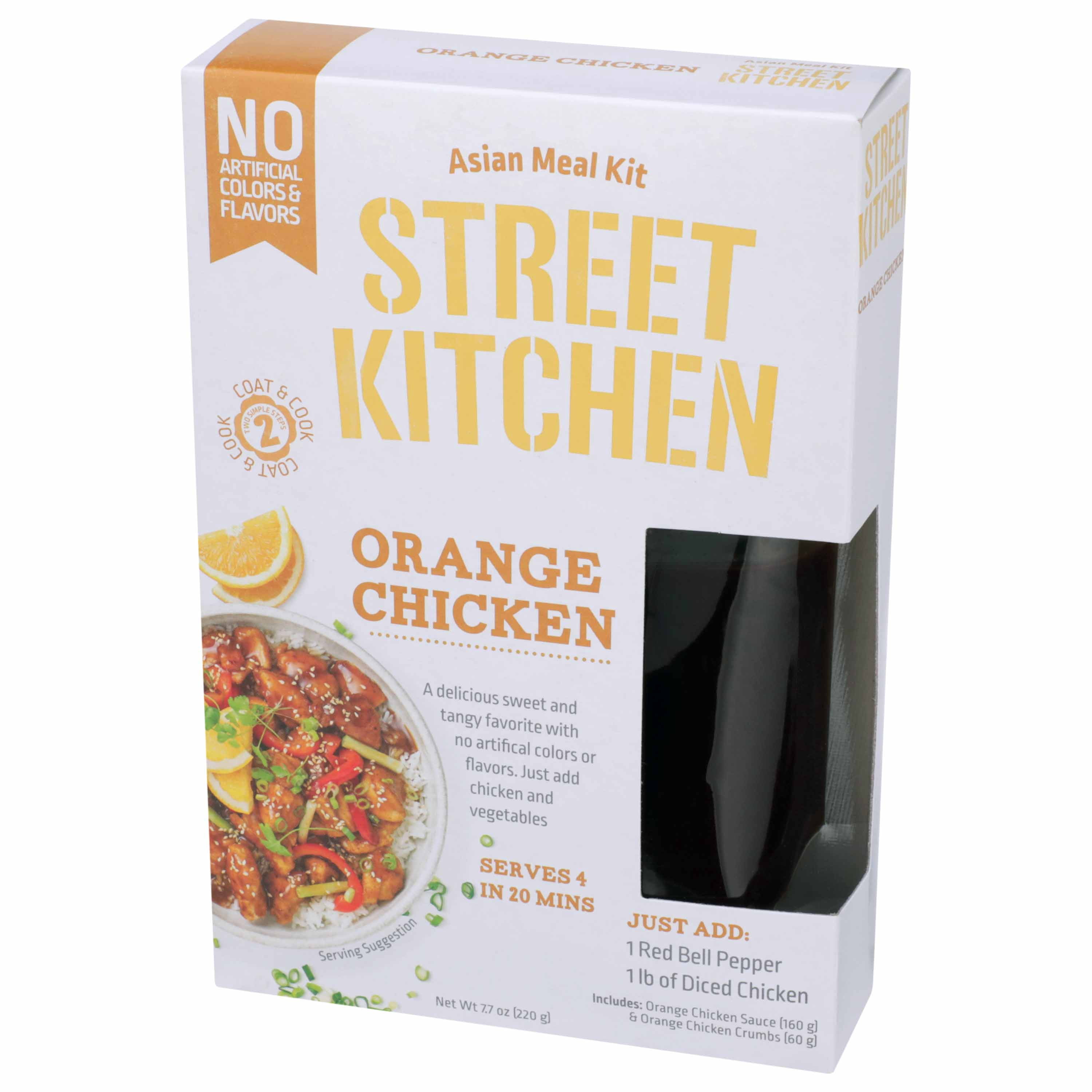 Street Kitchen Orange Chicken Asian Meal Kit, 7.7 oz. Shelf Stable