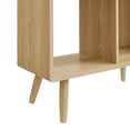 thumbnail image 6 of Modway Transmit 5-Shelf Wood Bookcase with Splayed Dowel Legs in Oak, 6 of 9