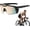 Black Powder, variant on Photochromic Polarized Sports Sunglasses, UV400 Protection Cycling Glasses, Windproof Safety Eyewear for Men Women, Ideal for Biking, Running, Driving & Outdoor Activities (Black Grey)