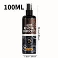 thumbnail image 3 of Rust Remover Spray | Metal Cleaner & Lubricant | Fast-Acting Oxidation Remover for Tools, Chains, Car Parts & Automotive Maintenance | 100ml Bottle for Home Garage & Workshop Use, 3 of 6