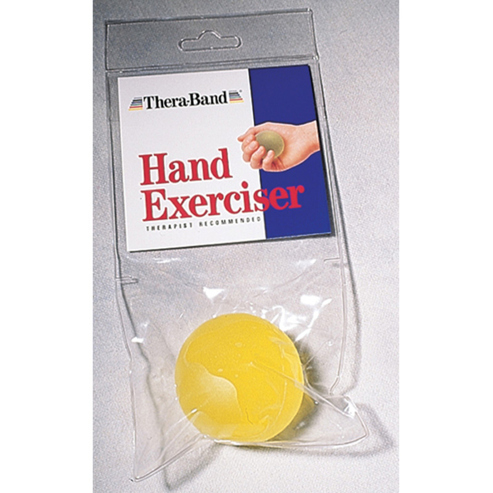 TheraBand Hand Exerciser, Standard, Yellow, Extra Soft, Beginner Level