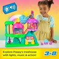 thumbnail image 3 of Imaginext Dreamworks Trolls Lights & Sounds Rainbow Treehouse Playset With Poppy, 7 Pieces, 3 of 7