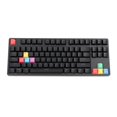 thumbnail image 4 of Cableado de 87 Teclas Keyboard Keyboard RGB Retroiluminado Interruptores Rojos Negro Baoblaze Teclado mecánico, 4 of 8