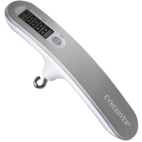 Ueasy Digital Scale Electronic Suitcase Weighing Scales with LCD Display Tare Function Portable Hanging Scale for Shopping Traveling