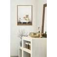 thumbnail image 5 of Kate and Laurel Sylvie Bengal Tiger in Rustic Bath Framed Canvas Wall Art by Amy Peterson Art Studio, 18x24 Natural, Modern Fun Decorative Bathtub Wall Art for Home Décor, 5 of 6