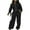 Black 2 pieces sets, variant on Womens Sweatsuits Set Holiday Usmixi Lounge Sets for Women Long Sleeve Off Shoulder Pullover and Drawstring Elastic Waist Pant 2 Pieces Outfit Casual Solid Pocket Tracksuit Sets Up to 65% off