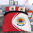 thumbnail image 2 of Bandera de Corea del Sur Escudo de Armas Juego de cama Círculo RLT8, 2 of 5