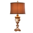 thumbnail image 2 of Rembrandt Home 31" Tall Marble Table Lamp "Arduina" with Linen Shade, Beige, 2 of 2