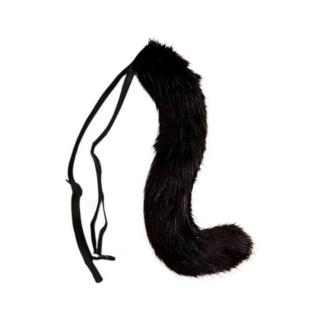 

1PC 3D Cute Animal Tail Pendant Women Holder Pompoms Tail Fashionable Hairy Tail 50cm Tail