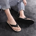 thumbnail image 6 of Men Shoes Fashion Beach Flip Flops Flat Toe Sandwich Beach Flip Flops For Men Men's Flip Flops Size 14 Wide Flip Flops for Men Comfort Barefoot Flip Flops Size 6 Flip Flops for Men under 20 Soft Flip, 6 of 9