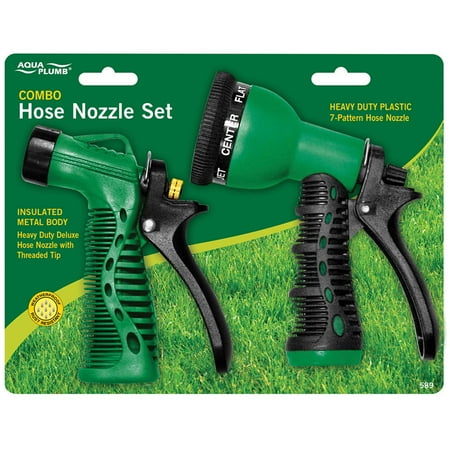 Ultra Hardware 589 Aqua Plumb 589 Insulated Hose Nozzle Combo, 2 Pack