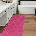 thumbnail image 2 of Linon Home Decor New Flokati Area Rug Collection, Fushcia, 2.33 x 8.5, 2 of 5