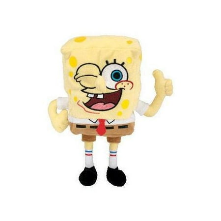 TY Beanie Baby - SPONGEBOB SQUAREPANTS ( WINKING EYE & THUMBS UP ) (8.5 inch)