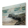 thumbnail image 2 of Designart 'Wild Ocean Waves Breaking On The Shore' Nautical & Coastal Print on Natural Pine Wood, 2 of 5