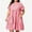 Red, variant on Wovilon Women's Plus Size Gingham Checkered Tiered Midi Dress with Pockets, Short Sleeve Crew Neck Loose Fit Casual Summer Vacation Smock Dress