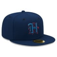 thumbnail image 3 of Men's New Era Navy Houston Texans Omaha 59FIFTY Fitted Hat, 3 of 5
