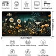 thumbnail image 2 of Dark Floral Desk Mat Mouse Pad, Cute Vintage Wildflower Mousepad Desk Pad Extended XXL Large Gaming Keyboard Mat Anime Flower Mouse Mat, Plant Deskpad Women Office Desk Decor Deskmat 31.5x15.7 in, 2 of 6
