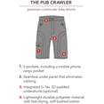 thumbnail image 4 of THE PUB CRAWLER - Men's Loose-Fit Bike Shorts for Commuter Cycling or Mountain Biking, with Secure Pockets and padded undershorts, 4 of 7