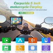 Carpuride W502 Wireless Carplay Screen Motorcycle Display Stereo Bluetooth Waterproof 5Moto Radio