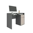 thumbnail image 2 of Techni Mobili Home Office Computer Workstation Desk with Storage, Gray RTA-957D-GRY, 2 of 10