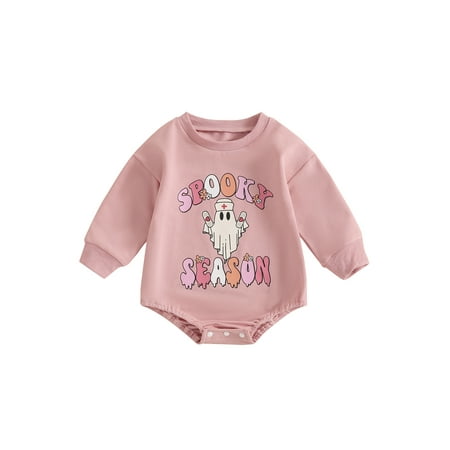 

Hirigin Baby Girls Boys Sweatshirts Rompers Halloween Clothes Bodysuits