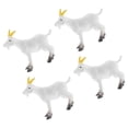 thumbnail image 4 of Animal Goat Model Mini Simulation PVC Farm Animals Goats Sheep Model Ornaments Lifelike Appearance Desktop Display 4Pcs, 4 of 5