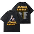 thumbnail image 2 of Joshua Bassett Vintage Wash Cotton T-Shirts The Golden Years Tour Merch Women Men Crewneck Fashion Tee, 2 of 5