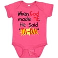thumbnail image 3 of Inktastic When God Made Me Boys or Girls Baby Bodysuit, 3 of 5