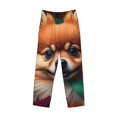 thumbnail image 6 of Daiia Colorful Leaf Chihuahua Men's Sleep Pant with Pockets and Drawstring,Pajama Pants-X-Large, 6 of 9