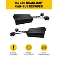 thumbnail image 2 of AUXITO H4 H7 H8 H9 H11 H13 9003 9005 9007 HB2 HB3 HB5 Canbus Adapter Anti-Flicker Warning Canceler for LED Headlight, 2 of 7