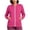 Hot Pink, variant on Scrub Jacket for Women Zipper Long Sleeve Stretch Fleece Sweatshirt Fall Winter Warm Nurse Coats with Pocket S-XXL