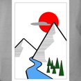 thumbnail image 3 of CafePress - Minimal Mountains T Shirt - Womens Comfort Colors® Shirt, 3 of 4