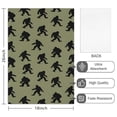 thumbnail image 2 of 2 Pcs Funny Kitchen Towels,Green Bigfoot Pattern Microfiber Dish Towels,Kitchen Tea Towels,Kitchen Towel Set (18" X 26"), 2 of 7