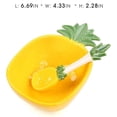 thumbnail image 4 of Ceramic Creative Fruit Shape  Bowl Cartoon Vegetable Tableware  Cute Bowl Serving Bowl Strawberry Bowl with Spoon, 4 of 13