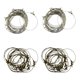 thumbnail image 1 of 80Pcs Antique Girls Beading Hoops Loop Brass Ear Wire Jewelry Making Findings DIY Personalize, 1 of 8