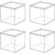 thumbnail image 1 of 2 pieces of transparent acrylic plastic square storage box with lid, small plastic storage box, 2.2x2.2x2.2 inch square transparent container boxed ca, 1 of 5