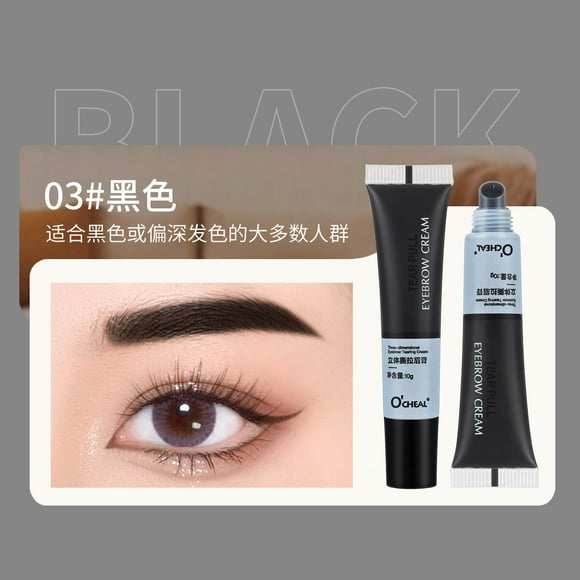 Erna Professional Henna Eyelash Hair Dye Easy Dye Gel Eyelash Set 15 Minute Fast Hair Dye Semi Permanent Eyebrow Hair Dye Cosmetics