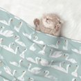 thumbnail image 2 of Rocae White Swan for Pet Blanket Dog Blanket Cat Blanket Soft Sleep for Small Medium Pet-Small, 2 of 8