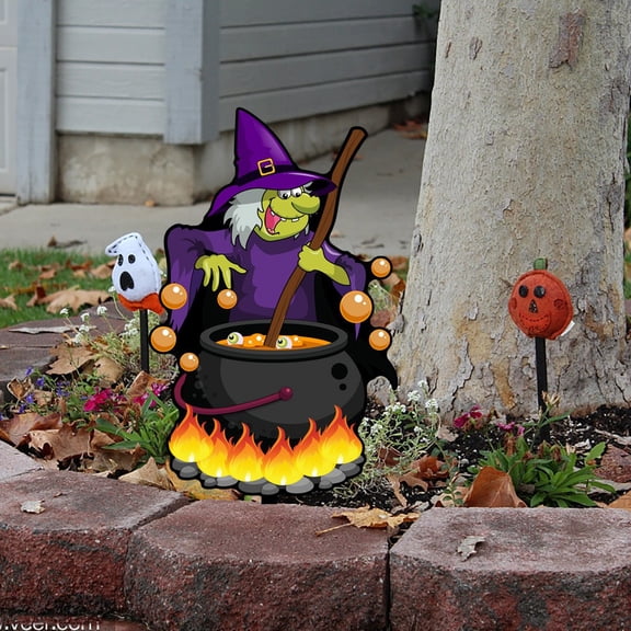 XGFHYJEH Halloween Witches Decorations, Halloween Decoration Ornament for Indoor Outdoor, Halloween Scary Decor for Home Outside Yard Lawn Garden Party