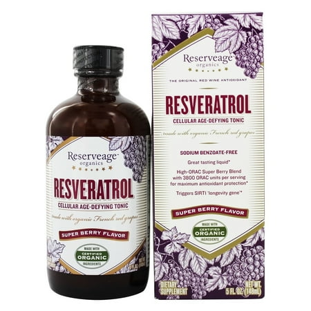 Best Reserveage Nutrition - Resveratrol Cellular Age-Defying Tonic Super Berry Flavor - 5 oz. deal Best Reserveage Nutrition - Resveratrol Cellular Age-Defying Tonic Super Berry Flavor - 5 oz. deal
